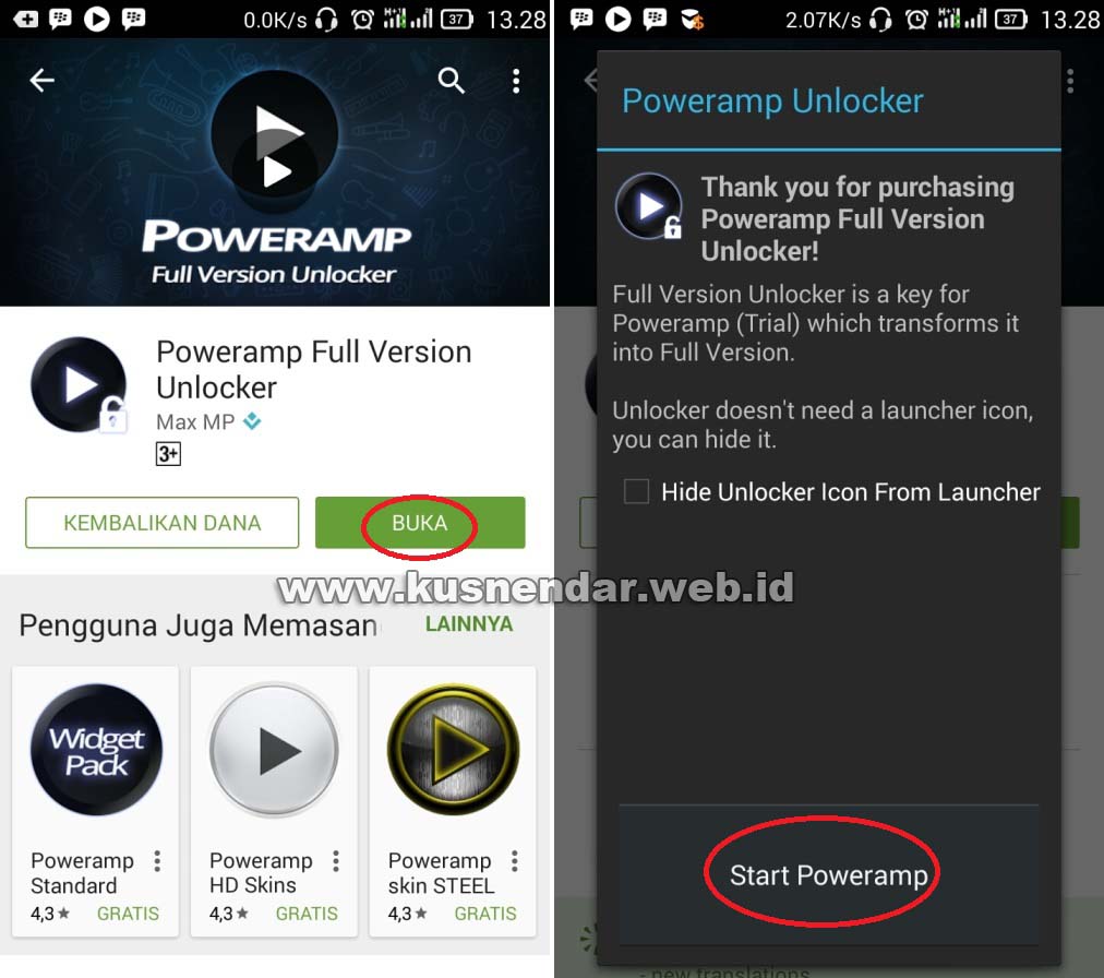 Cara Menggunakan Poweramp Unlocker