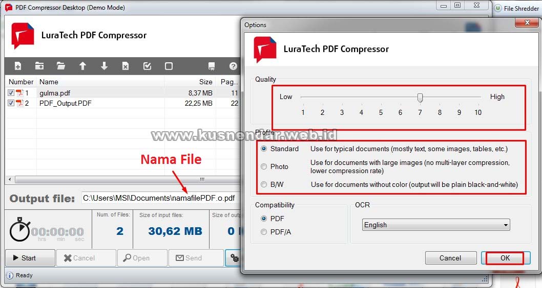 Kompres PDF Jumlah Banyak