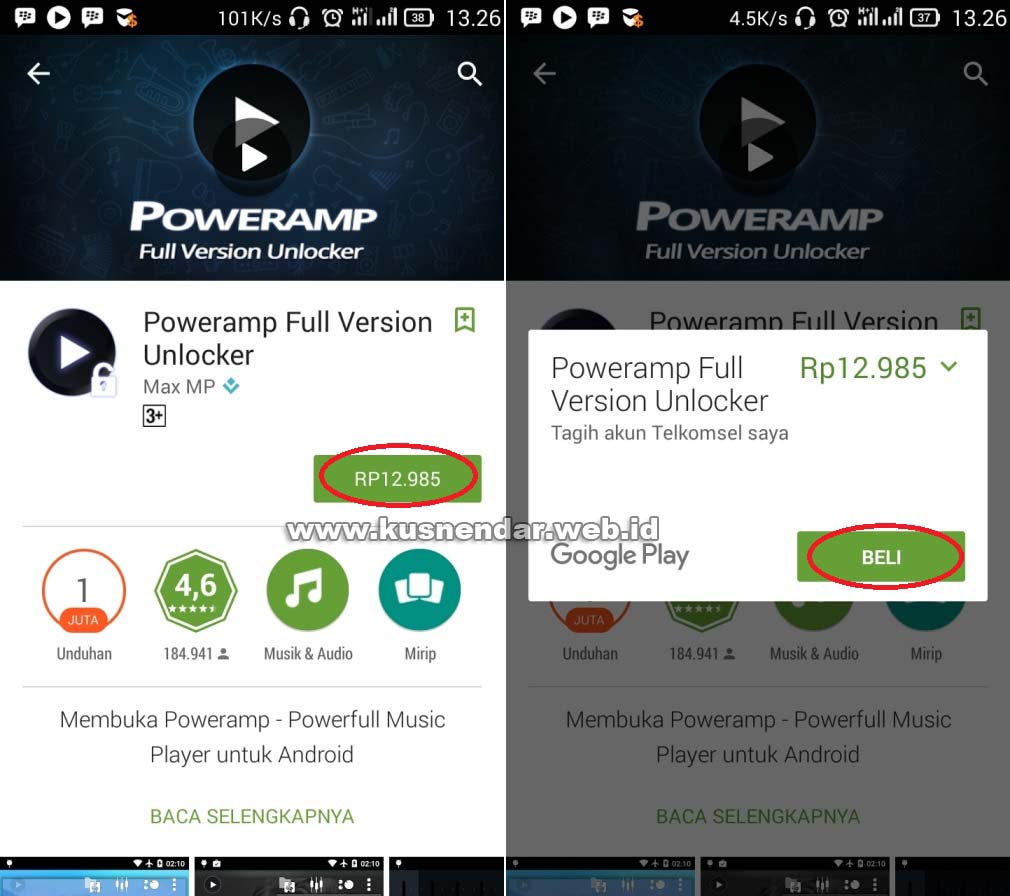 Mendapatkan Poweramp Full Version