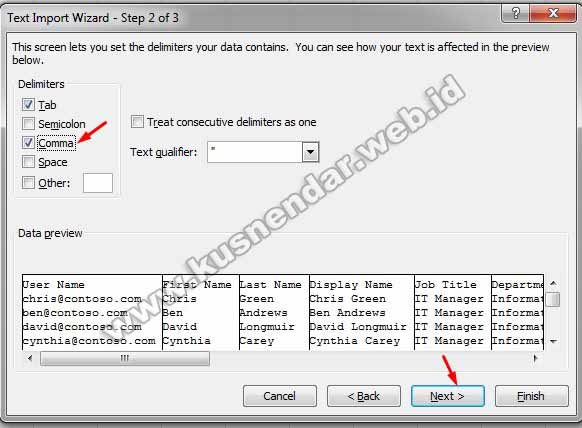 Import CSV File ke Excel_2