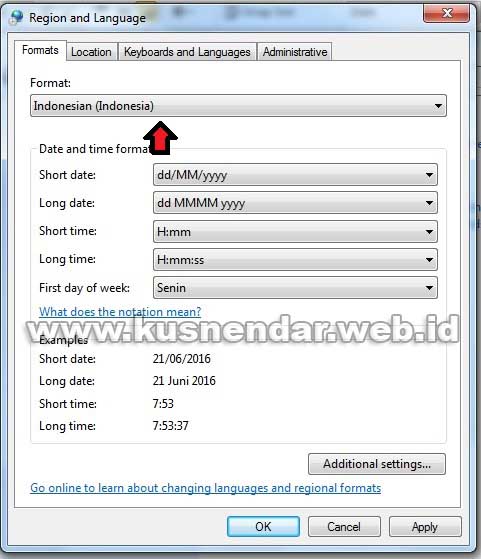 Format Tanggal Komputer