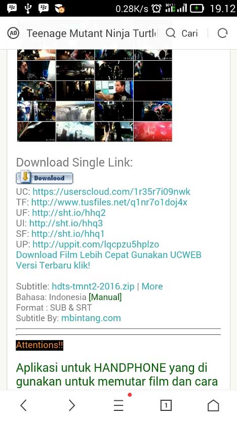 Link Download FIlm di Android