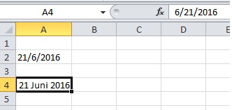 Ubah Format Tanggal di Exce