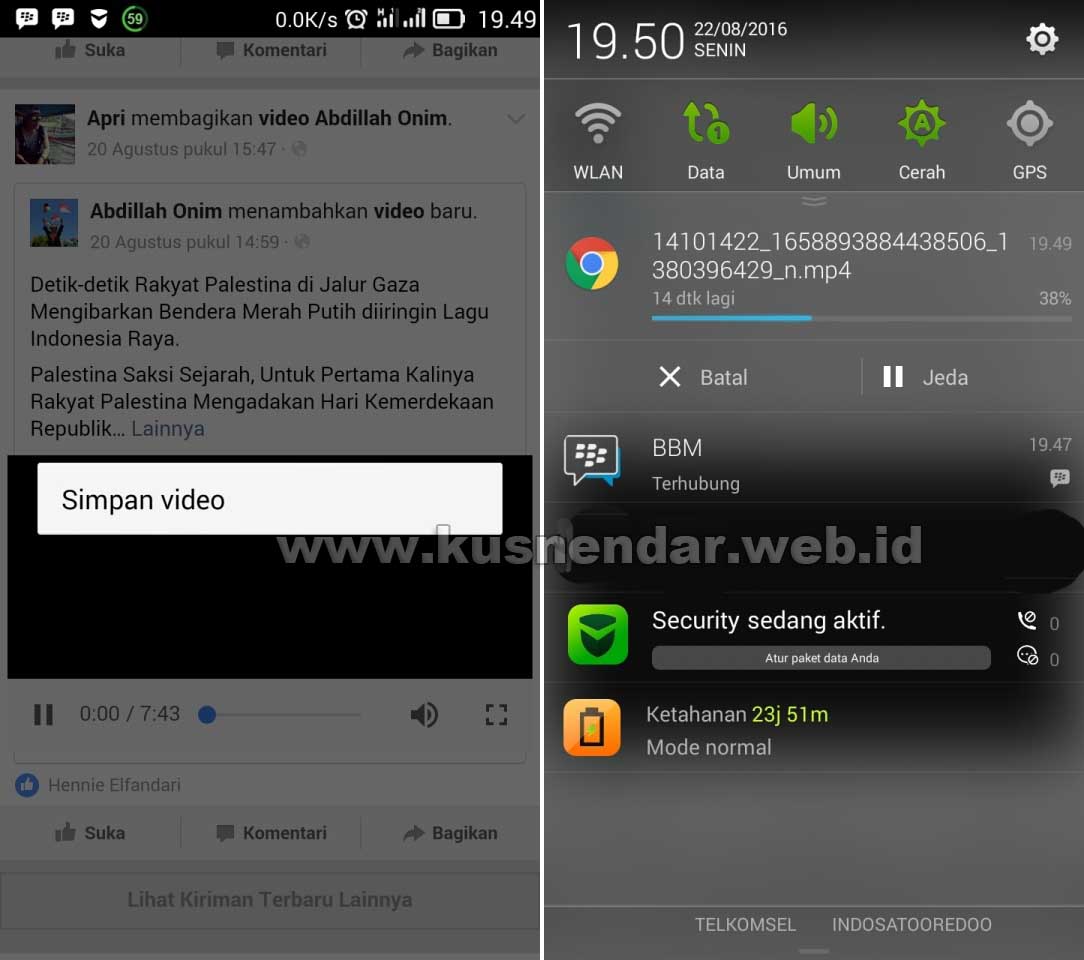 Download Video Facebok di Android