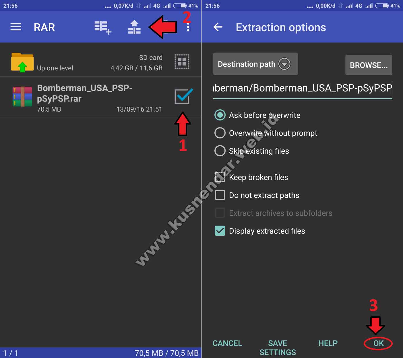 langkah-ekstrak-rar-di-android