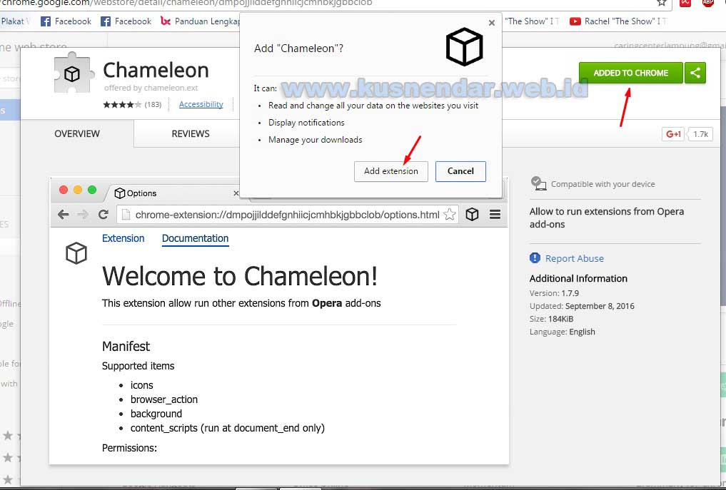 install-chameleon