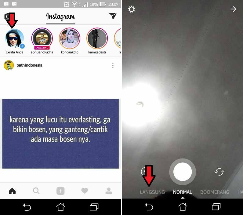 Cara Siaran langsung Instagram