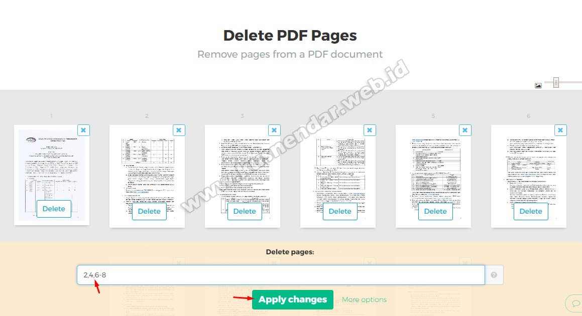 Cara Menghapus Halaman PDF Online