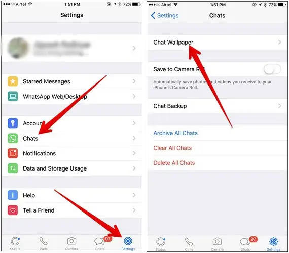 Cara Mengganti Wallpaper  Chat WA  di  iPhone yang Terbaru 