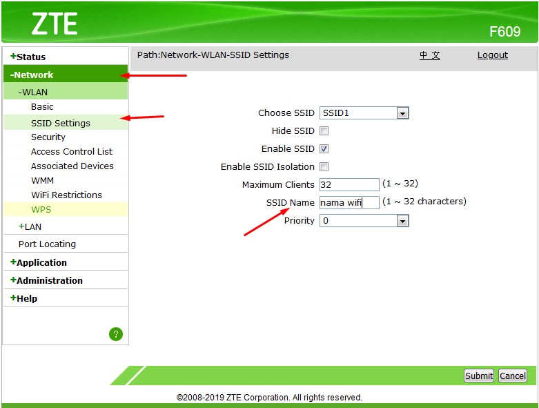 Cara Login Modem ZTE F609 Jika Lupa Password - Kusnendar