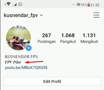 Cara Membuat Tulisan Miring di Bio Instagram Tanpa 