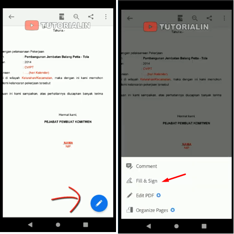 menambahkan tanda tangan di PDF android